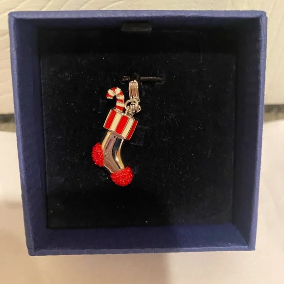 Swarovski Christmas Stocking Charm - Picture 4 of 8